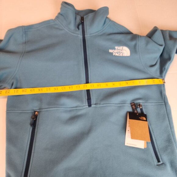 New The North Face Men's sz M TKA Kataka Fleece Jacket Storm Blue - Picture 14 of 16